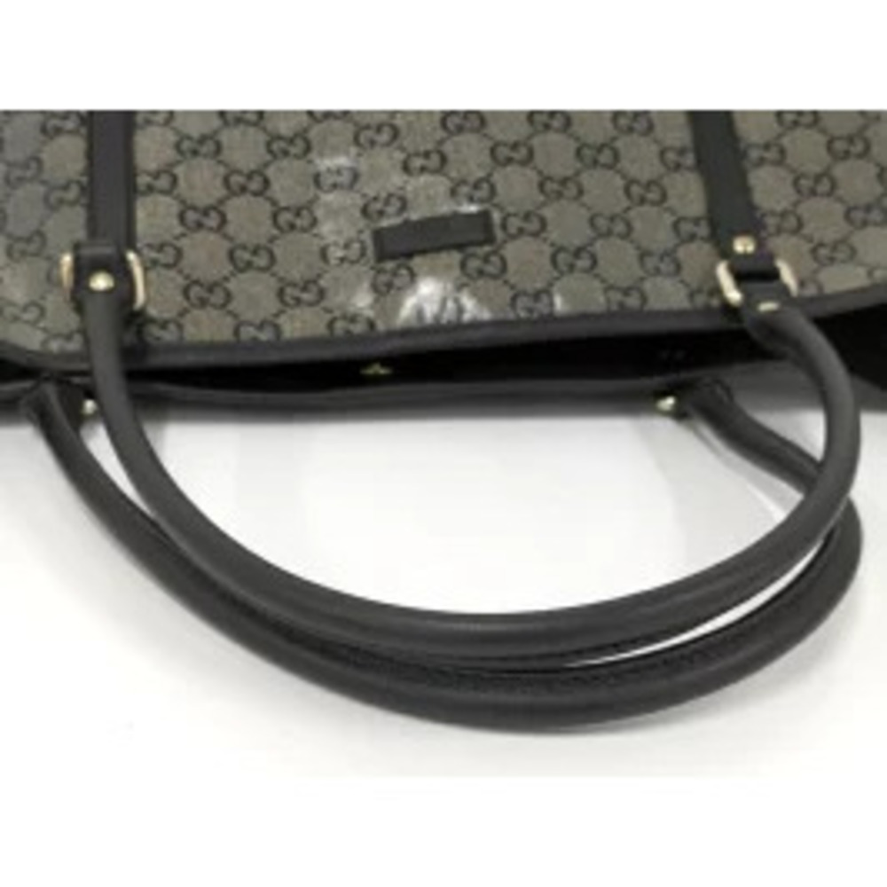 GUCCI Tote Bag Shoulder GG Crystal Black - Picture 4 of 9
